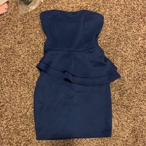 Blue club dress